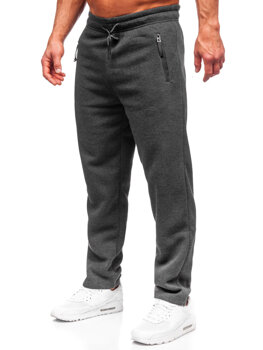 Antracito spalvos vyriškos oversize sportinės kelnės Bolf JX9826