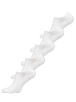Baltos vyriškos trumpos kojinės Bolf NQ021-5P 5 PACK
