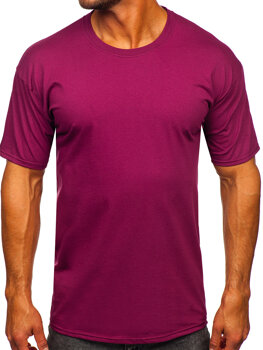 Bordiniai vyriški medvilniniai marškinėliai be paveikslėlio Bolf B459