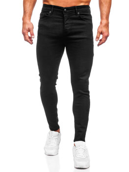 Juodos vyriškos džinsinės kelnės regular fit Bolf 6094
