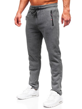 Pilkos vyriškos oversize sportinės kelnės Bolf JX6261