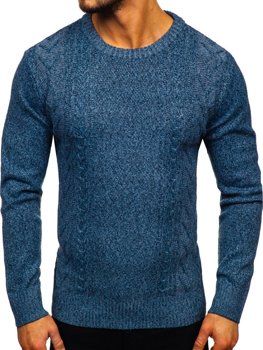 Vyriškas megztinis mėlynas Bolf H1937