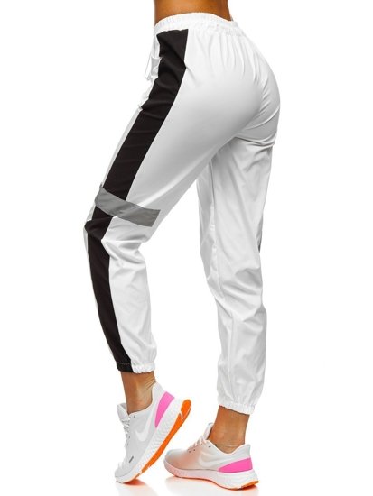 Baltos moteriškos sportinės kelnės Bolf Y513