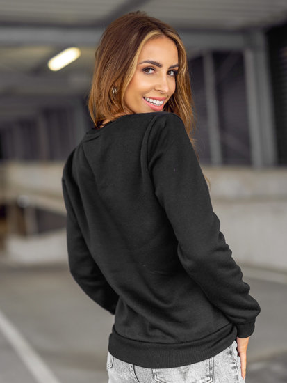 Moteriškas džemperis juodas Bolf W01