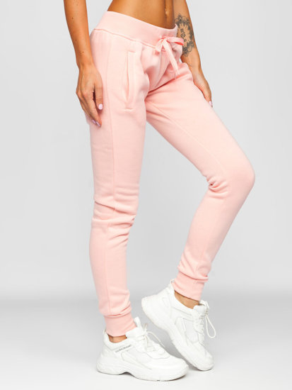 Šviesiai rožinės moteriškos sportinės kelnės Bolf CK-01-56