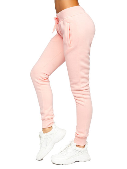Šviesiai rožinės moteriškos sportinės kelnės Bolf CK-01-56
