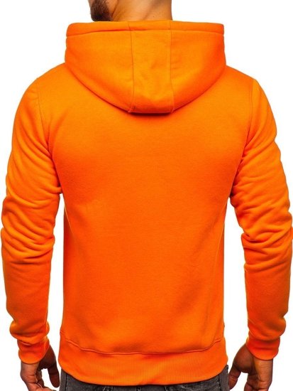 Vyriškas džemperis su gobtuvu oranžinis Bolf 2009