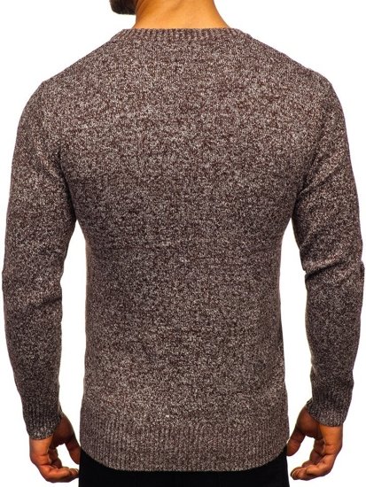 Vyriškas megztinis rudas Bolf H1937