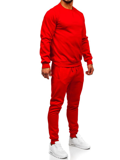 Vyriškas sportinis kostiumas raudonas Bolf D001
