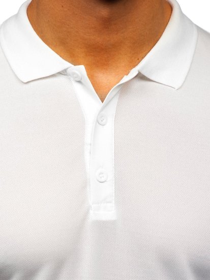Vyriški polo marškinėliai balti Bolf HS2005