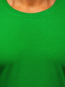 Vyriški marškinėliai be paveikslėlio žali Bolf 2005
